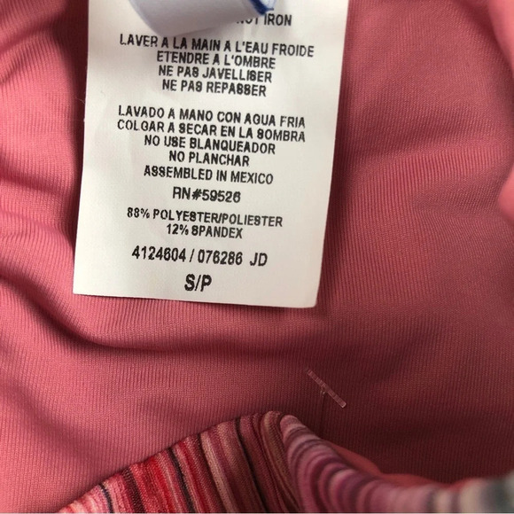 Isabella Rose Adelaide ombre stripe high leg cut bikini bottom 11099 - Picture 4 of 10